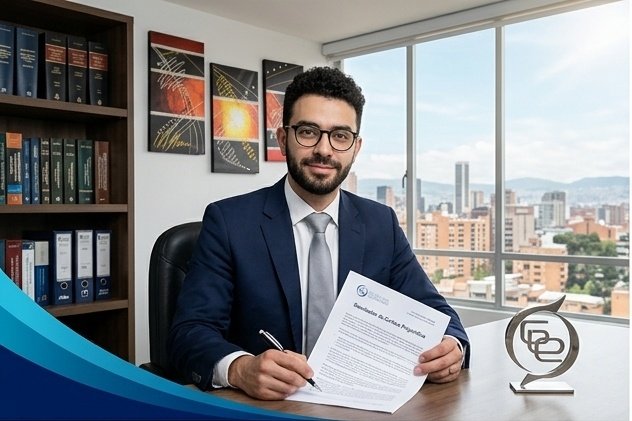 Abogado de Grupo Legal Especializado en su escritorio